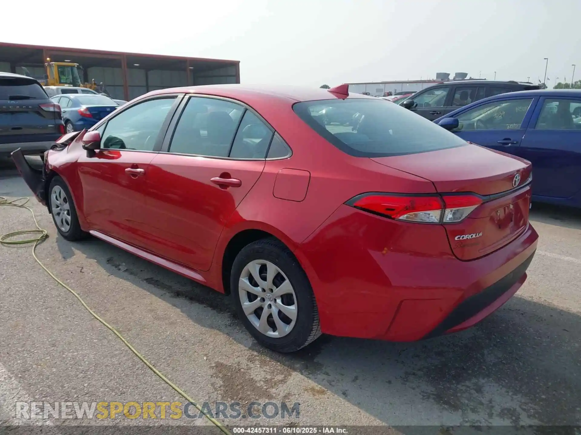 3 Photograph of a damaged car 5YFEPMAE6MP147728 TOYOTA COROLLA 2021
