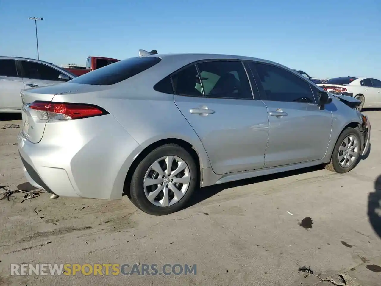 3 Photograph of a damaged car 5YFEPMAE6MP151598 TOYOTA COROLLA 2021