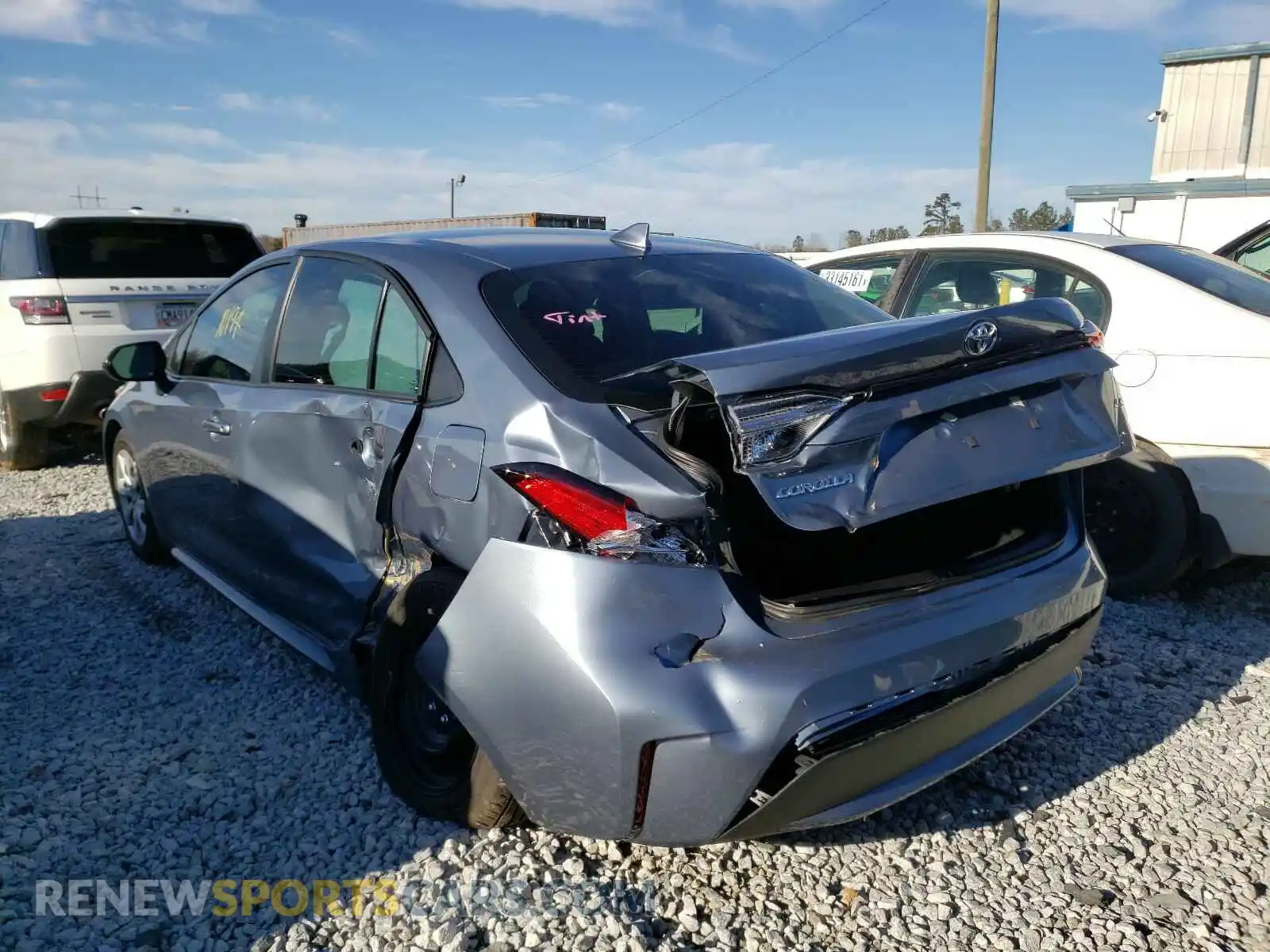 3 Photograph of a damaged car 5YFEPMAE6MP155392 TOYOTA COROLLA 2021