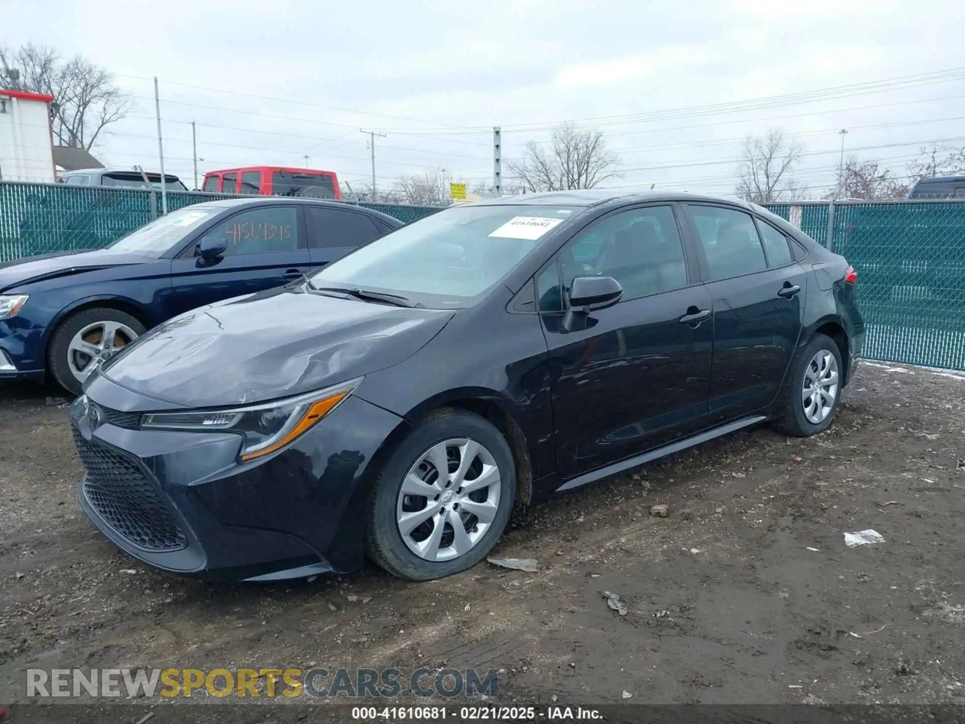 2 Photograph of a damaged car 5YFEPMAE6MP159524 TOYOTA COROLLA 2021