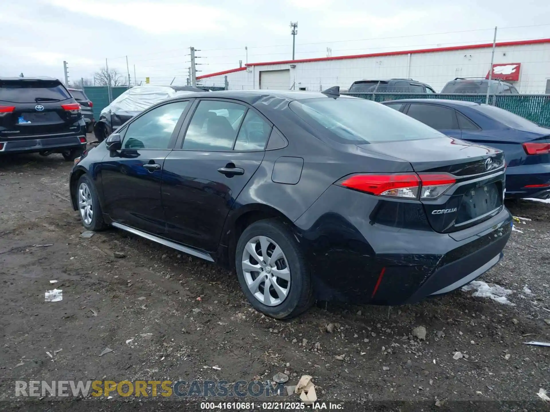 3 Photograph of a damaged car 5YFEPMAE6MP159524 TOYOTA COROLLA 2021