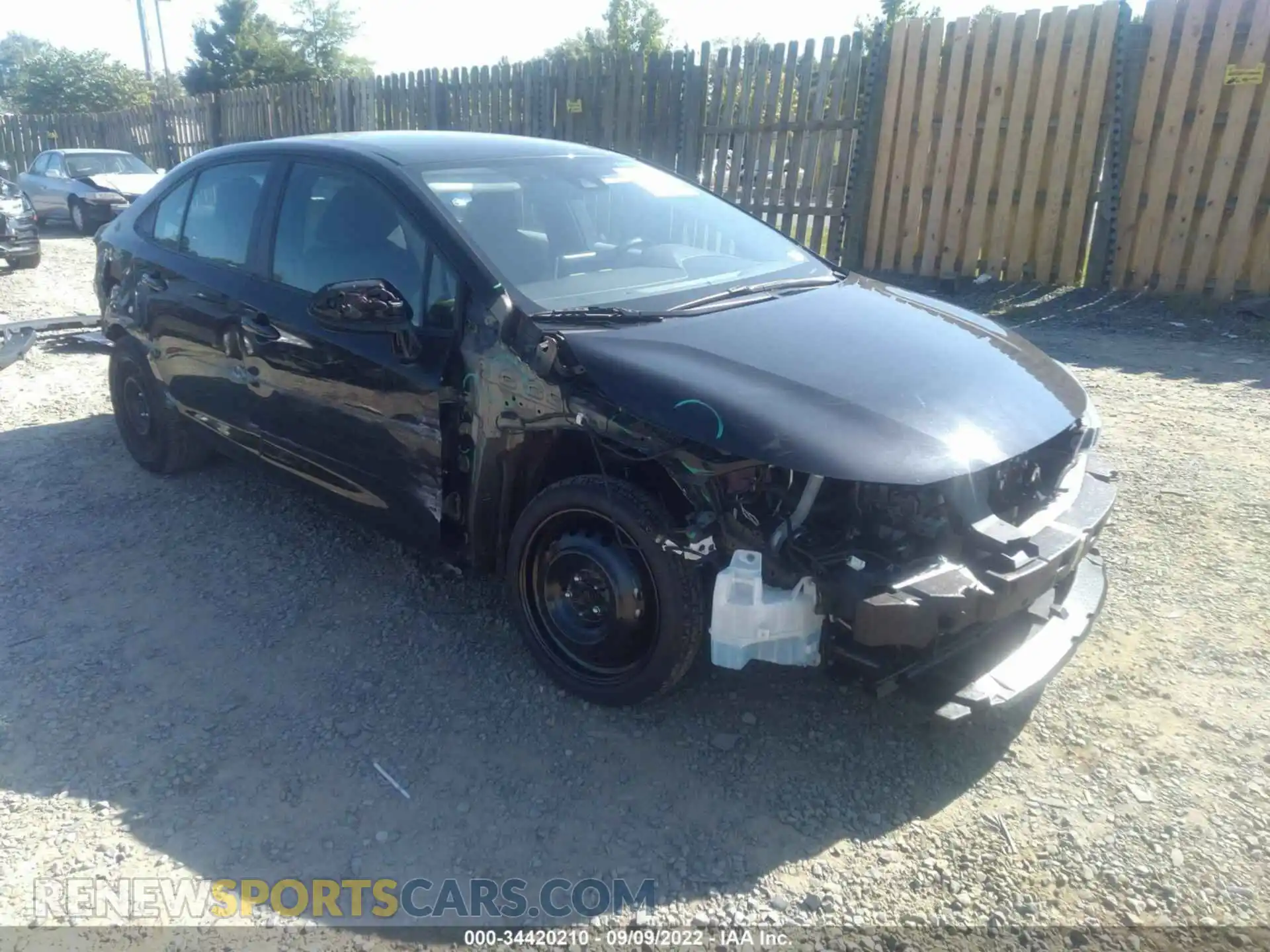 1 Photograph of a damaged car 5YFEPMAE6MP162312 TOYOTA COROLLA 2021