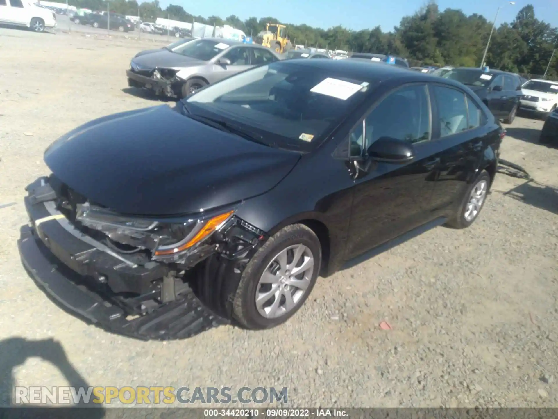 2 Photograph of a damaged car 5YFEPMAE6MP162312 TOYOTA COROLLA 2021
