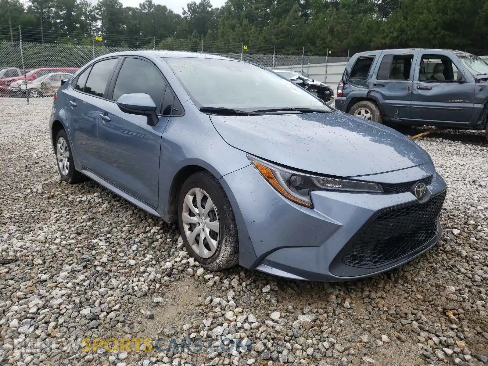1 Photograph of a damaged car 5YFEPMAE6MP163122 TOYOTA COROLLA 2021