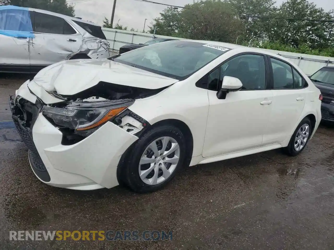 1 Photograph of a damaged car 5YFEPMAE6MP164240 TOYOTA COROLLA 2021