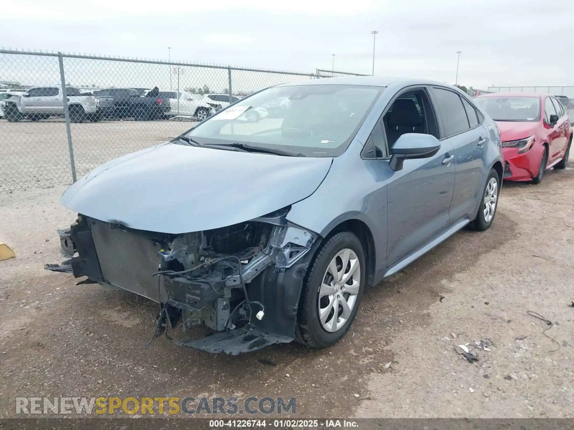 2 Photograph of a damaged car 5YFEPMAE6MP164710 TOYOTA COROLLA 2021