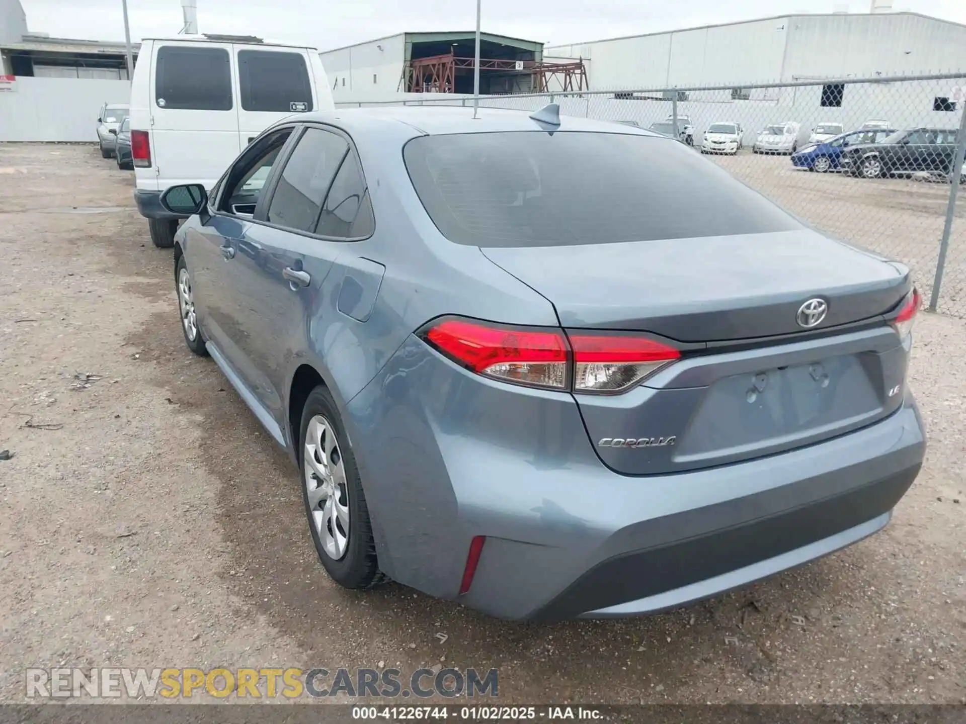 3 Photograph of a damaged car 5YFEPMAE6MP164710 TOYOTA COROLLA 2021