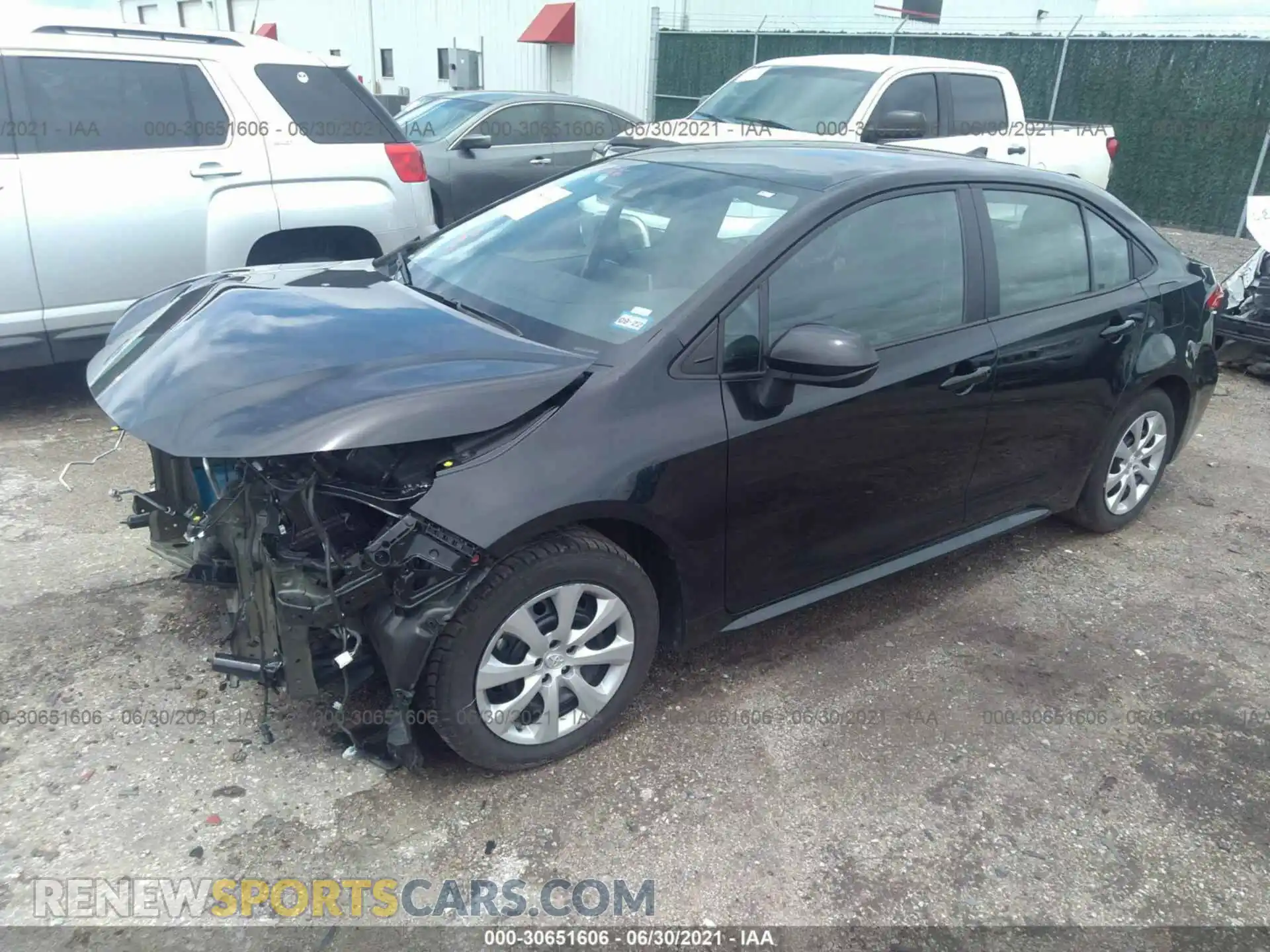 2 Photograph of a damaged car 5YFEPMAE6MP165498 TOYOTA COROLLA 2021