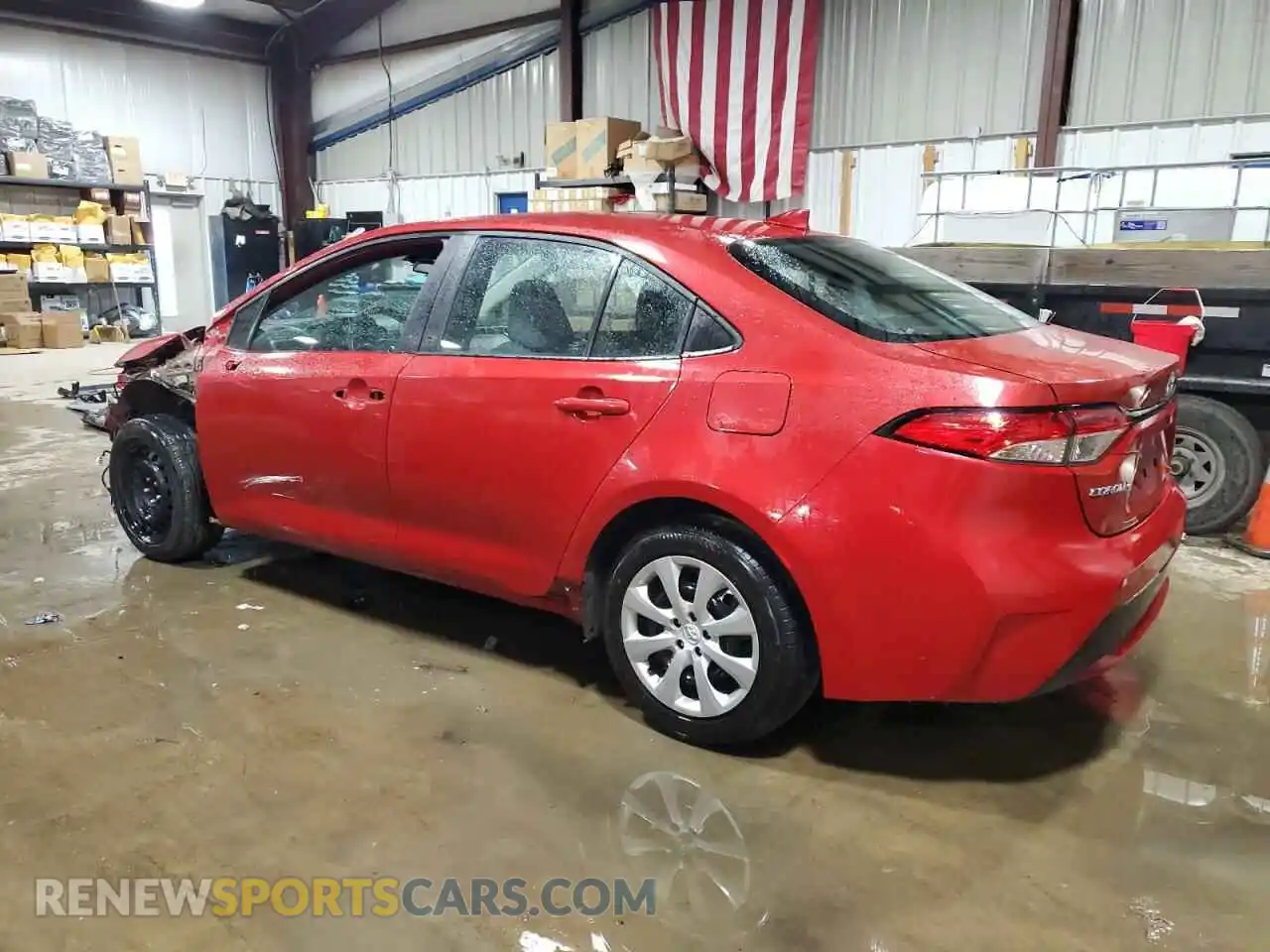 2 Photograph of a damaged car 5YFEPMAE6MP165517 TOYOTA COROLLA 2021