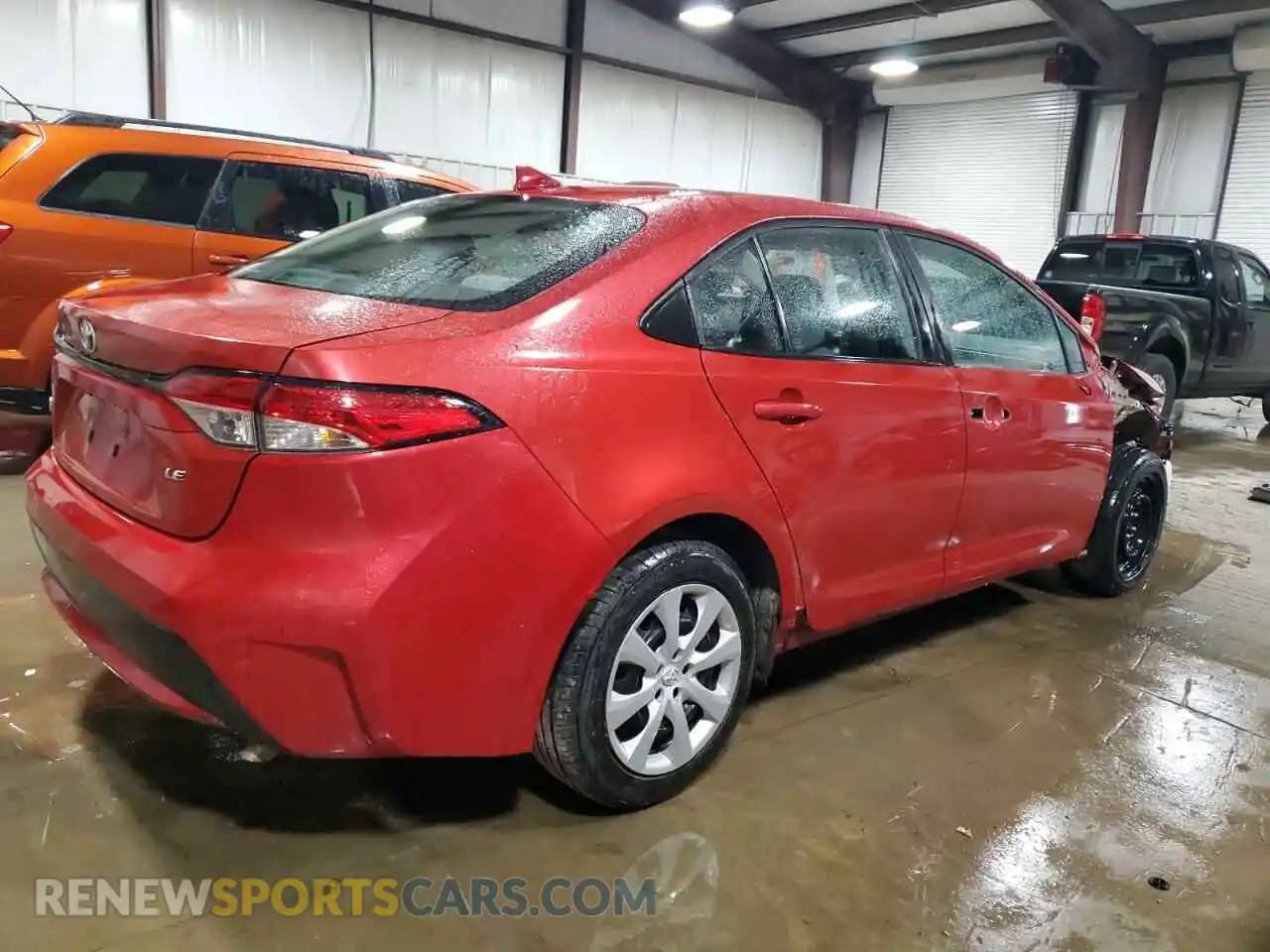 3 Photograph of a damaged car 5YFEPMAE6MP165517 TOYOTA COROLLA 2021