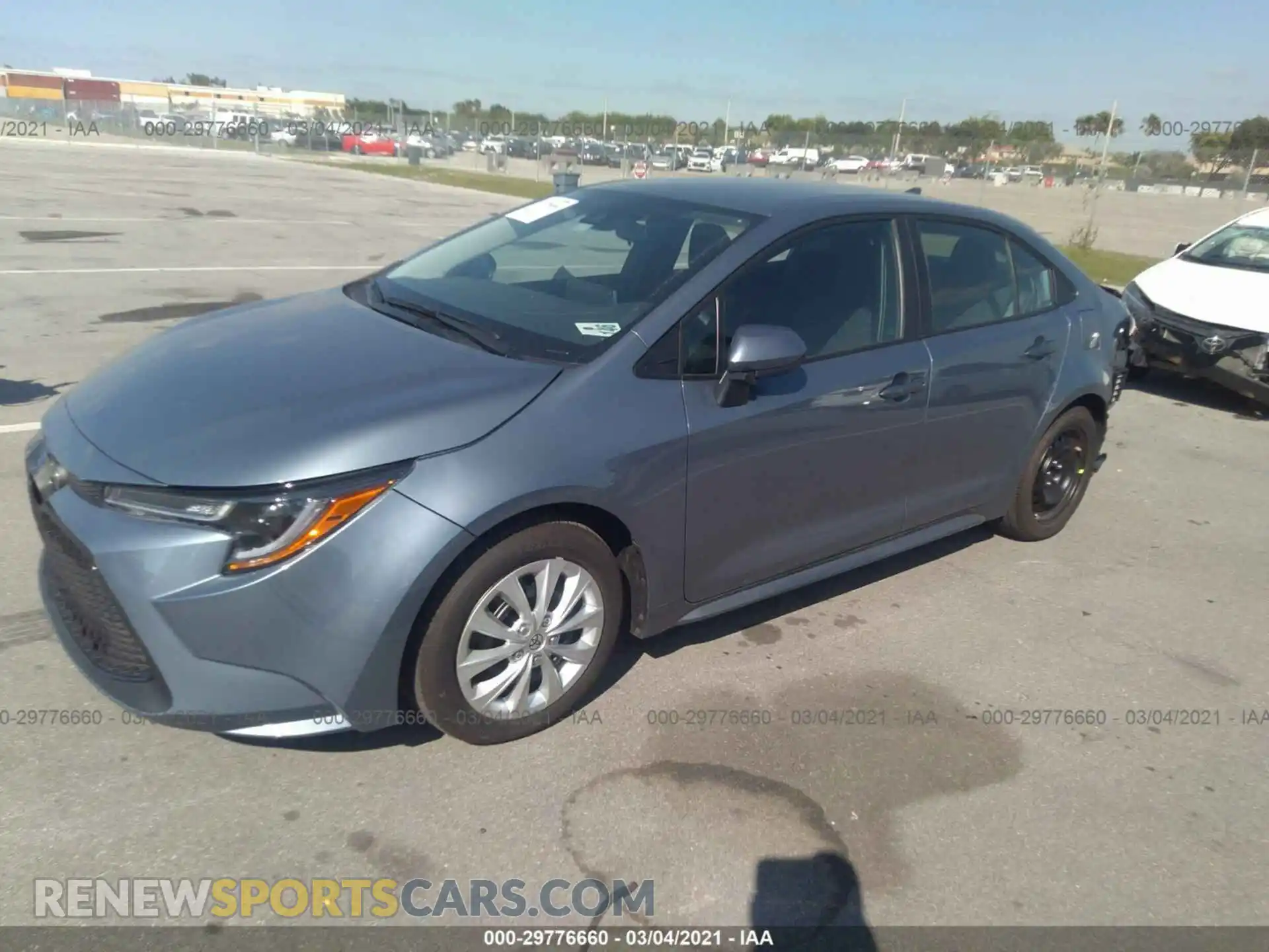2 Photograph of a damaged car 5YFEPMAE6MP169311 TOYOTA COROLLA 2021