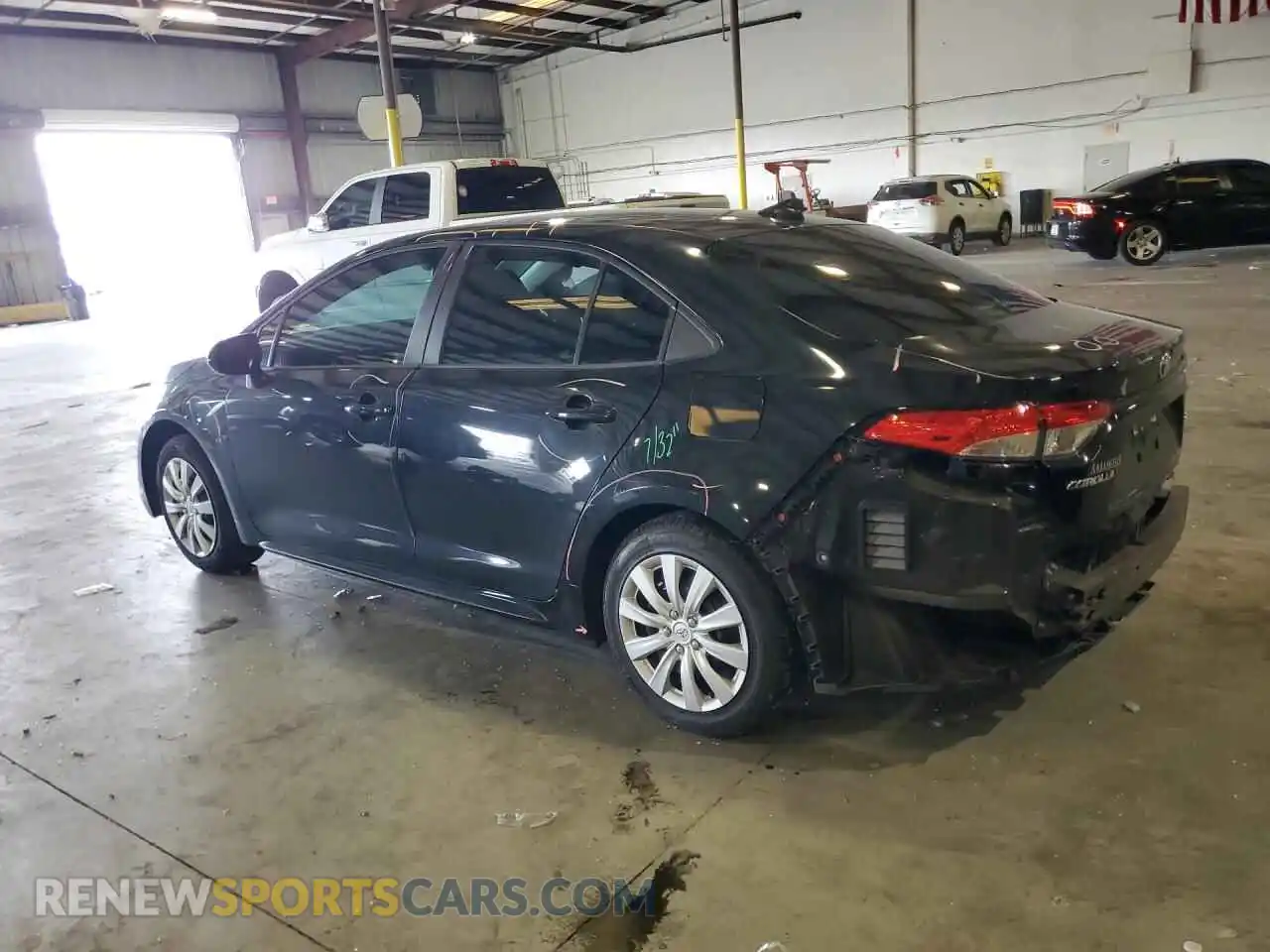 2 Photograph of a damaged car 5YFEPMAE6MP174444 TOYOTA COROLLA 2021