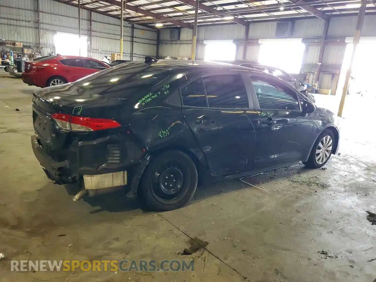 3 Photograph of a damaged car 5YFEPMAE6MP174444 TOYOTA COROLLA 2021