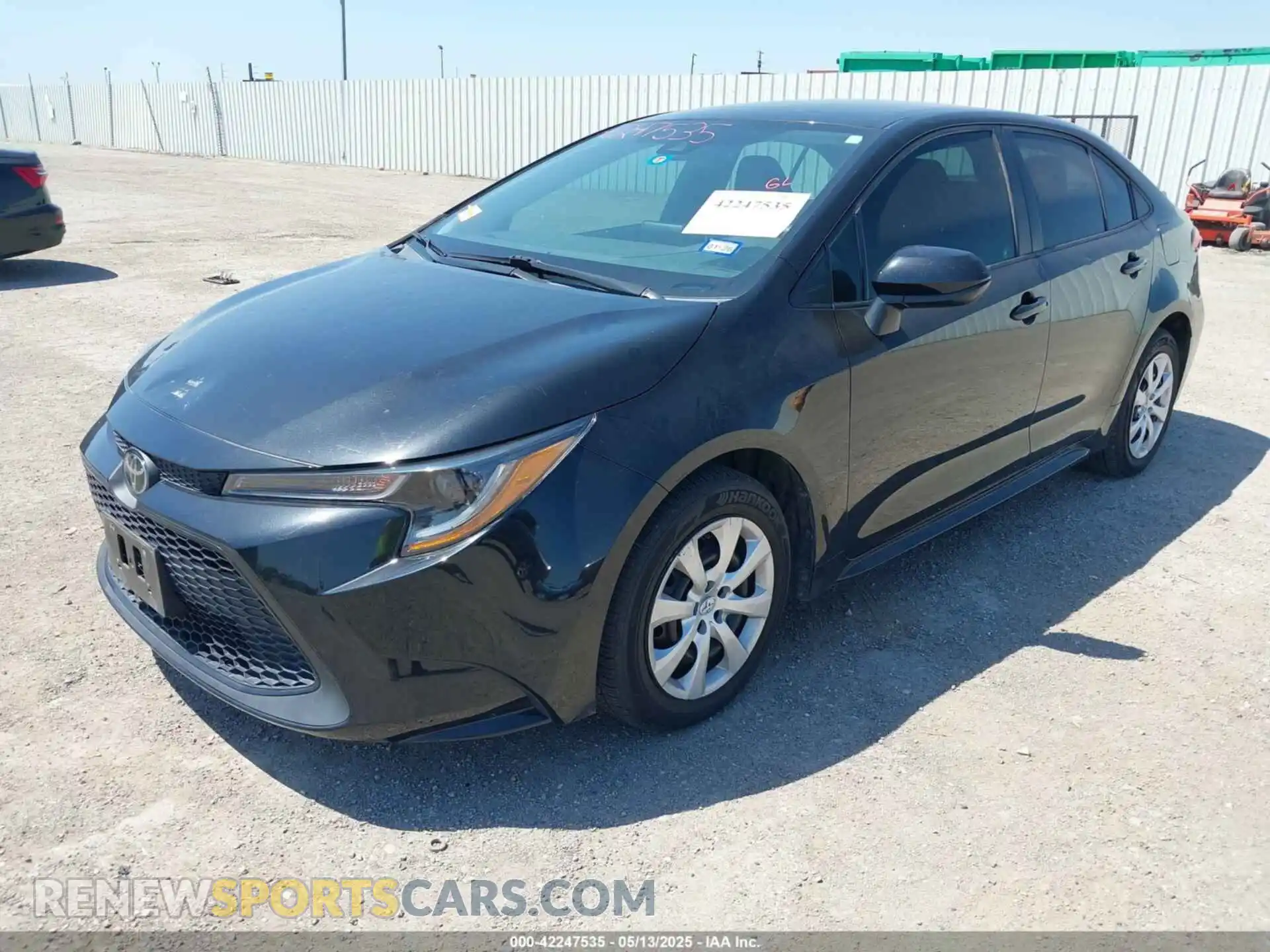2 Photograph of a damaged car 5YFEPMAE6MP175349 TOYOTA COROLLA 2021