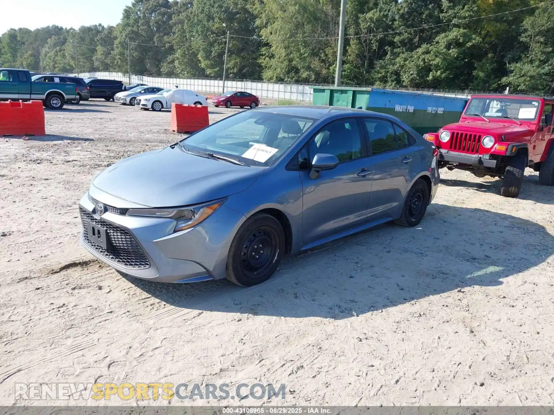 2 Photograph of a damaged car 5YFEPMAE6MP176792 TOYOTA COROLLA 2021