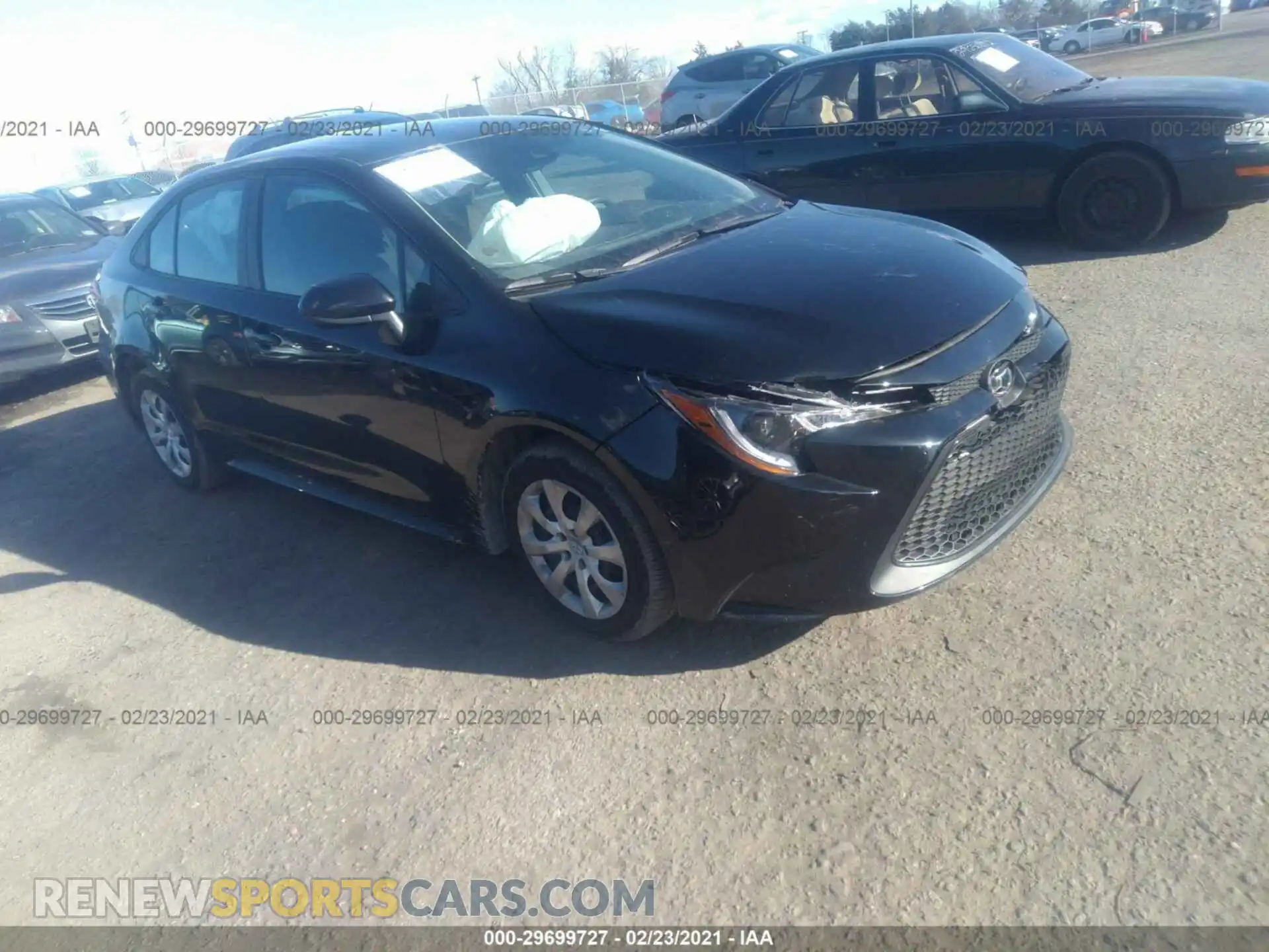 1 Photograph of a damaged car 5YFEPMAE6MP177246 TOYOTA COROLLA 2021