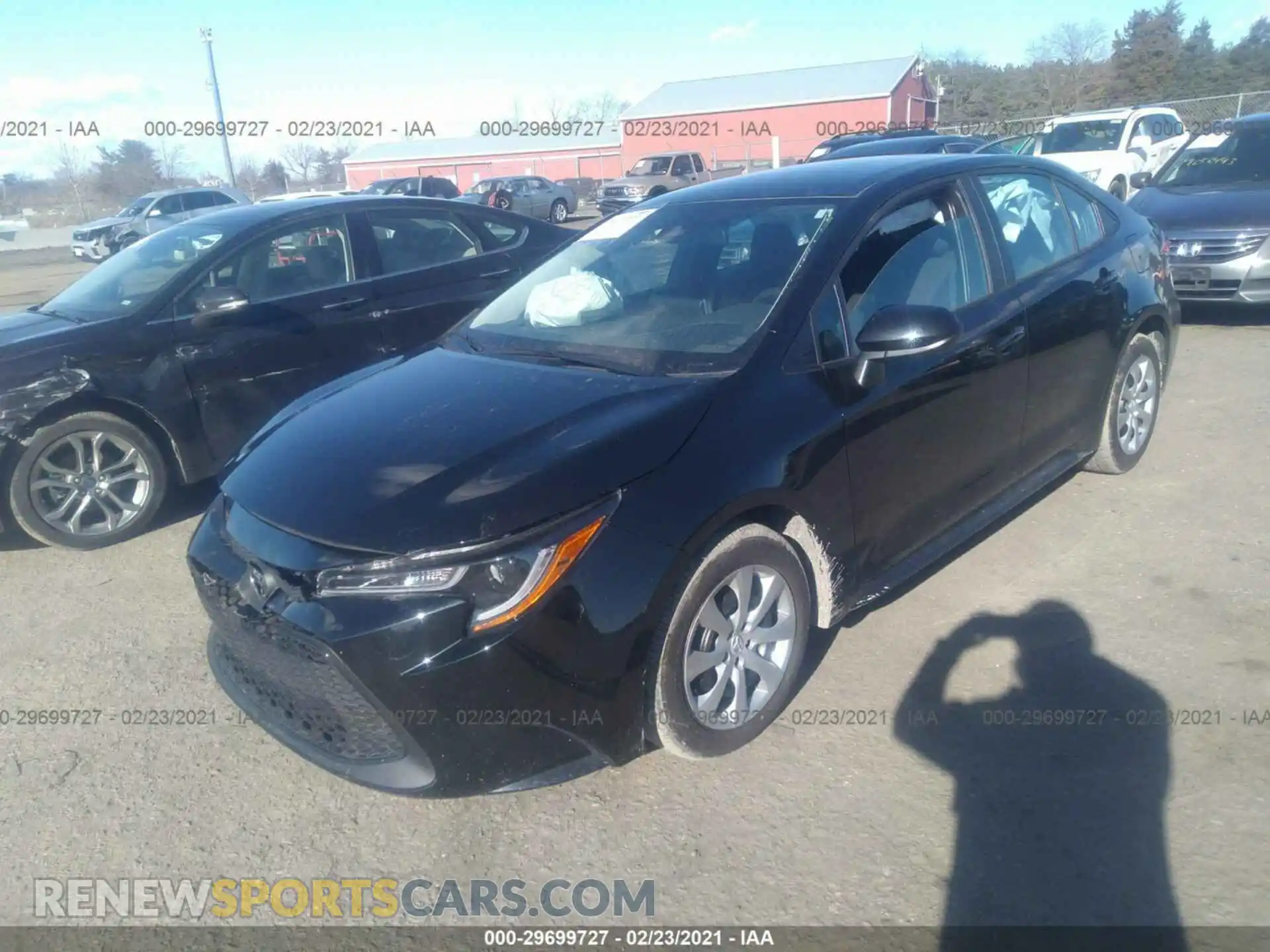 2 Photograph of a damaged car 5YFEPMAE6MP177246 TOYOTA COROLLA 2021