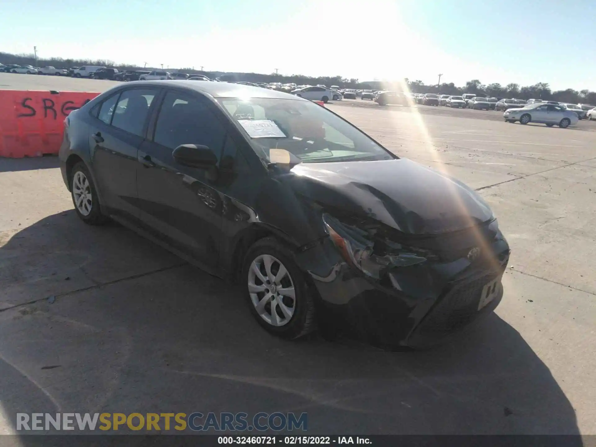 1 Photograph of a damaged car 5YFEPMAE6MP178297 TOYOTA COROLLA 2021