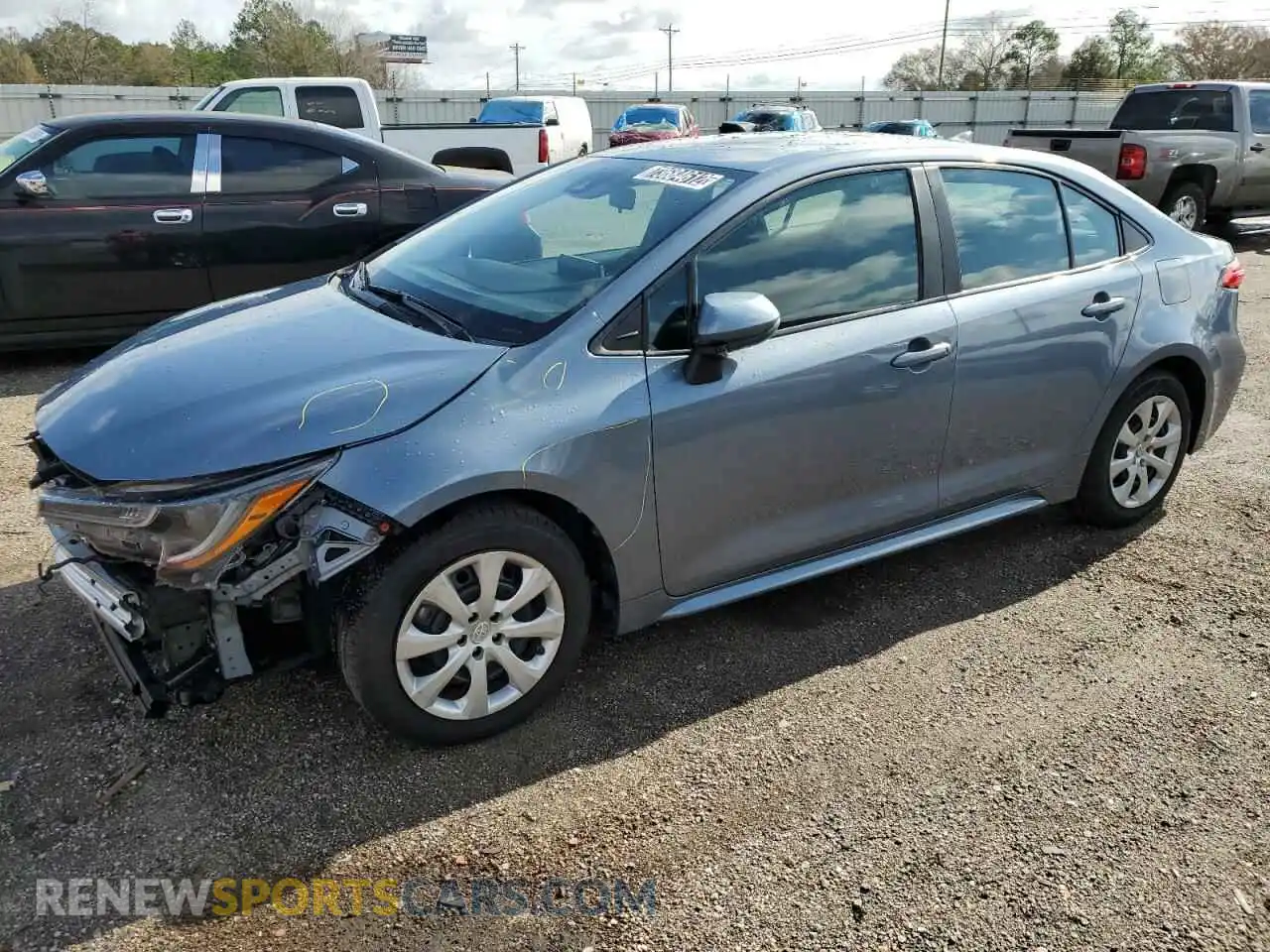 1 Photograph of a damaged car 5YFEPMAE6MP182821 TOYOTA COROLLA 2021