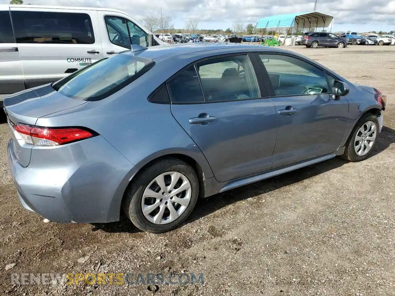 3 Photograph of a damaged car 5YFEPMAE6MP182821 TOYOTA COROLLA 2021