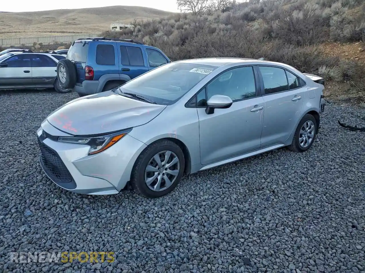 1 Photograph of a damaged car 5YFEPMAE6MP183290 TOYOTA COROLLA 2021