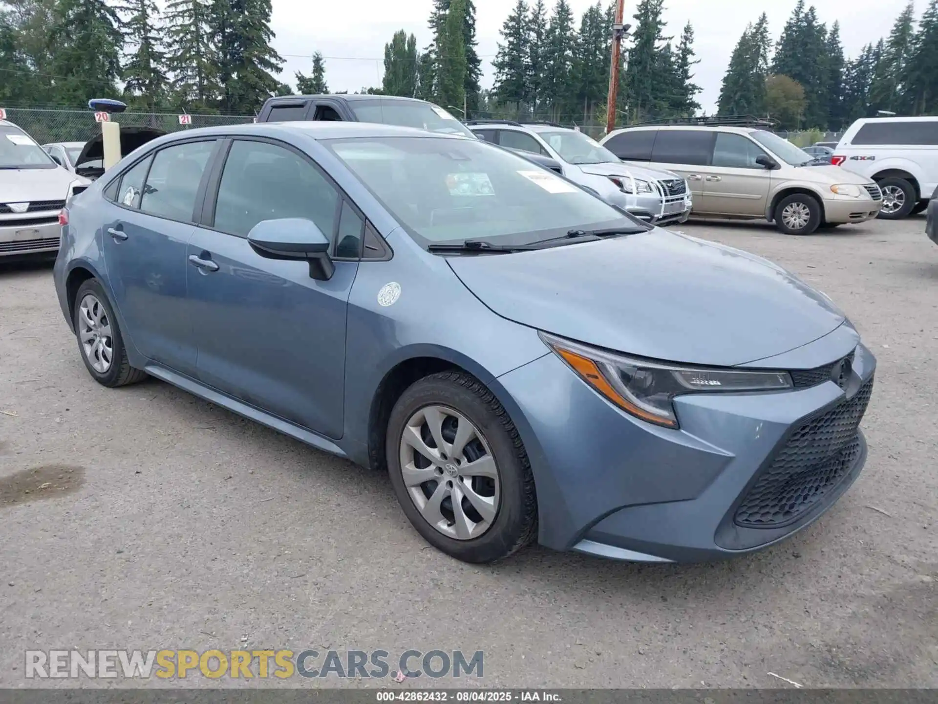 1 Photograph of a damaged car 5YFEPMAE6MP183774 TOYOTA COROLLA 2021