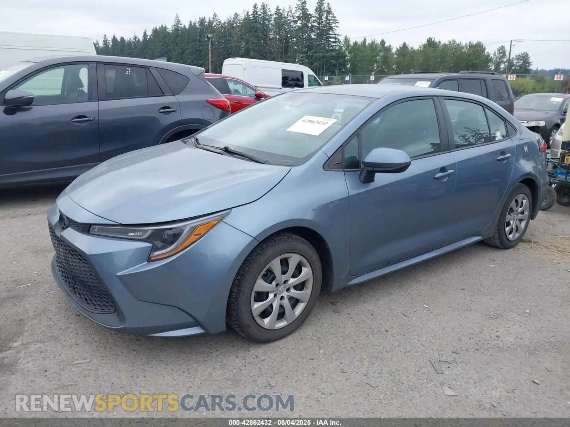 2 Photograph of a damaged car 5YFEPMAE6MP183774 TOYOTA COROLLA 2021