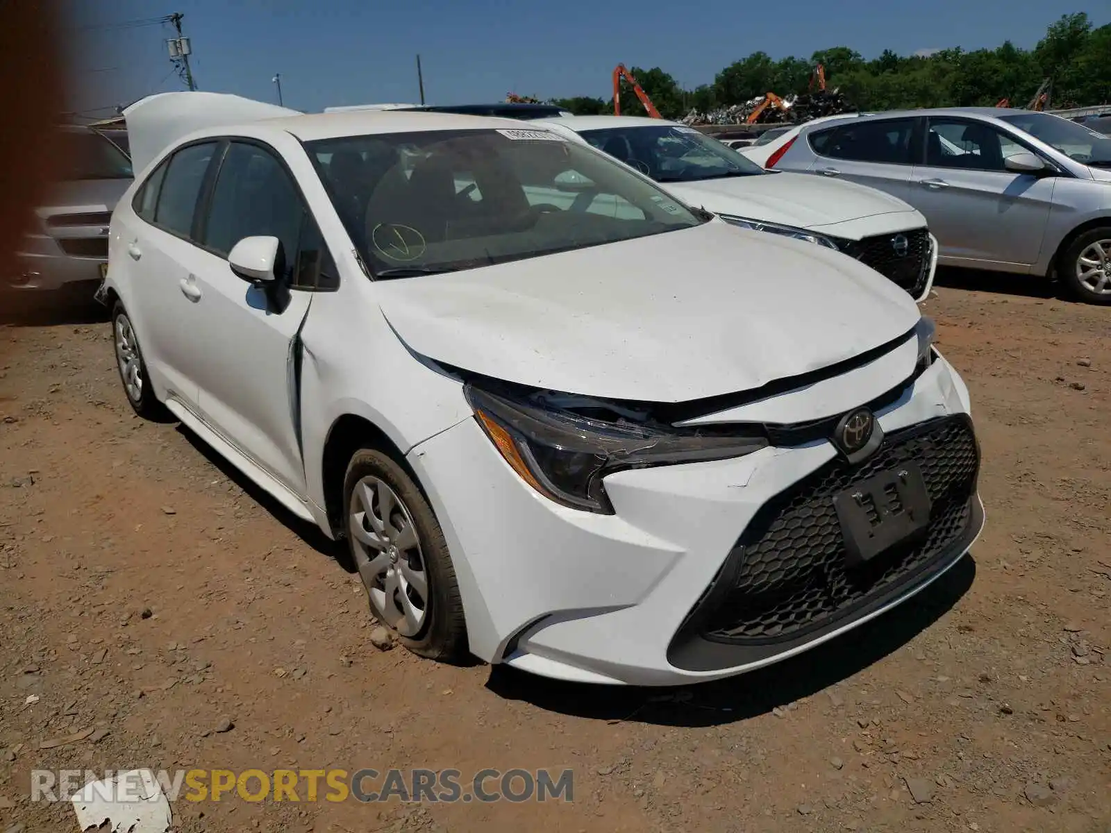 1 Фотография поврежденного автомобиля 5YFEPMAE6MP183919 TOYOTA COROLLA 2021