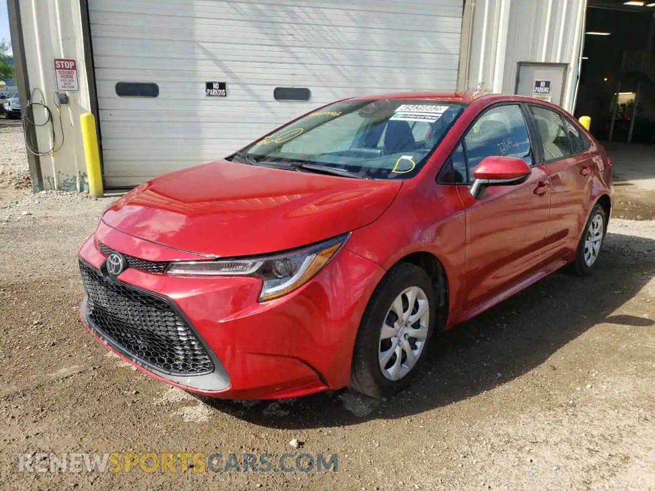 2 Photograph of a damaged car 5YFEPMAE6MP184231 TOYOTA COROLLA 2021