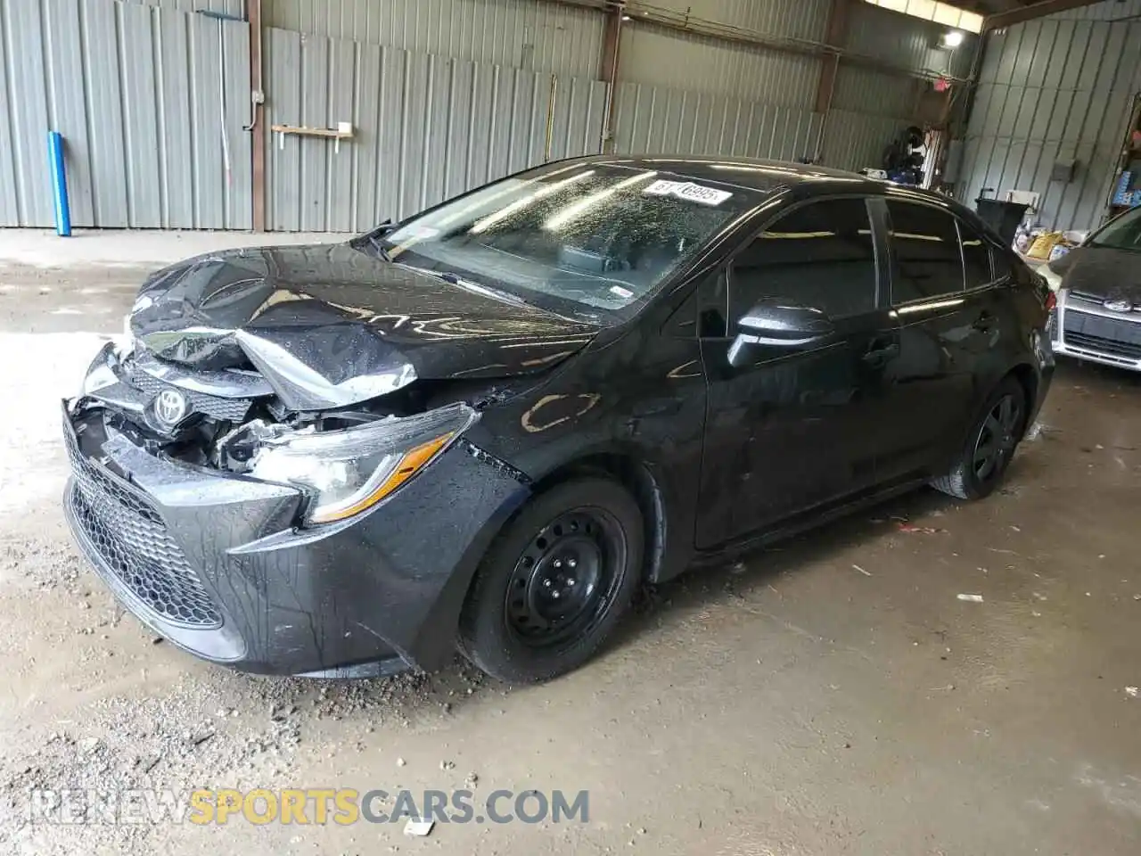 1 Photograph of a damaged car 5YFEPMAE6MP185699 TOYOTA COROLLA 2021