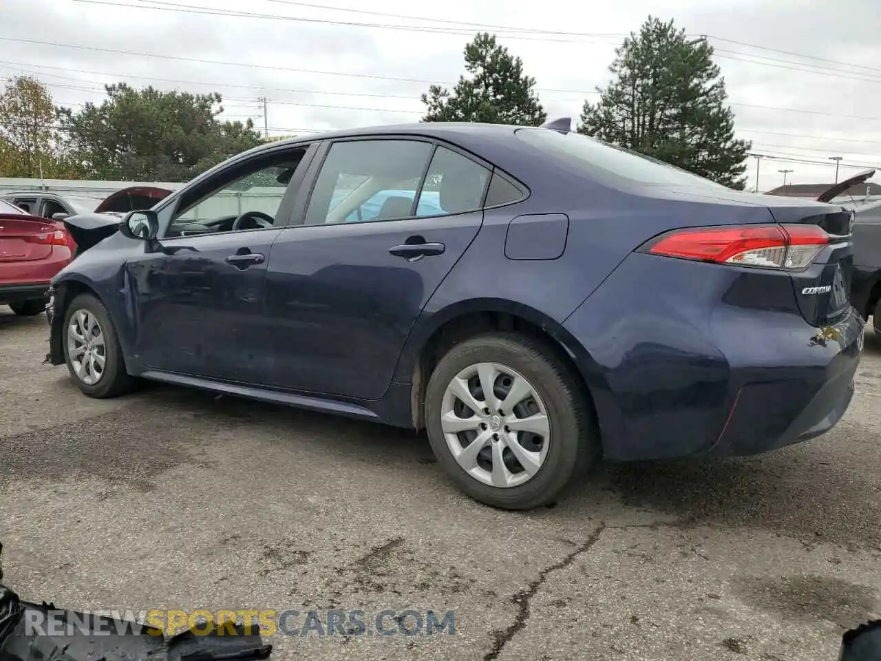 2 Photograph of a damaged car 5YFEPMAE6MP186576 TOYOTA COROLLA 2021