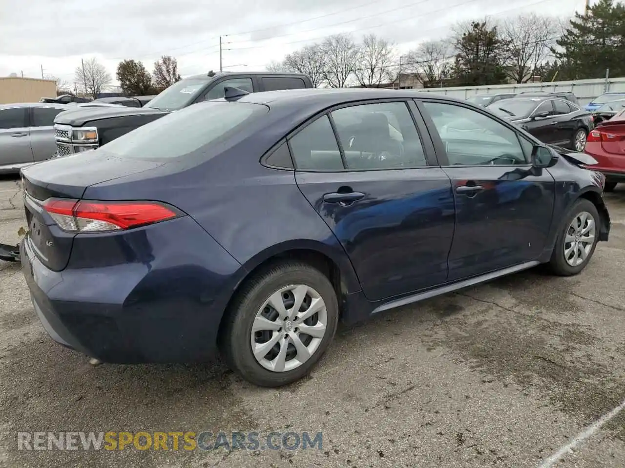 3 Photograph of a damaged car 5YFEPMAE6MP186576 TOYOTA COROLLA 2021