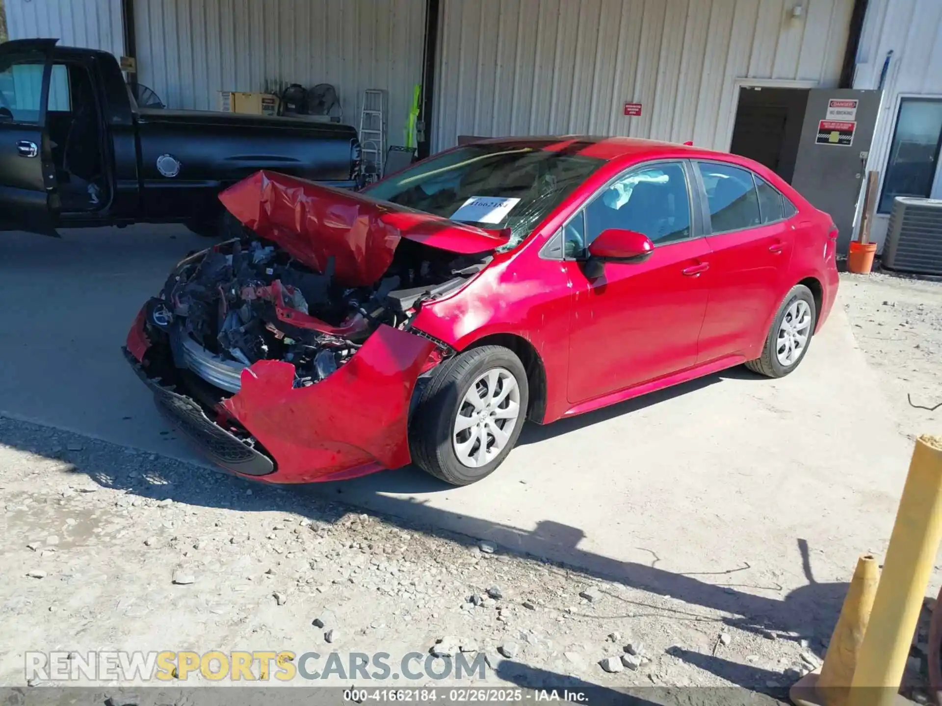2 Photograph of a damaged car 5YFEPMAE6MP189431 TOYOTA COROLLA 2021