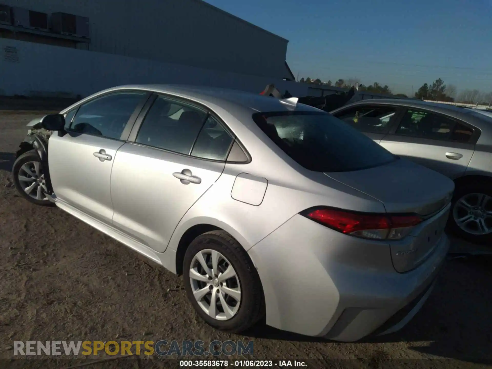 3 Photograph of a damaged car 5YFEPMAE6MP189526 TOYOTA COROLLA 2021