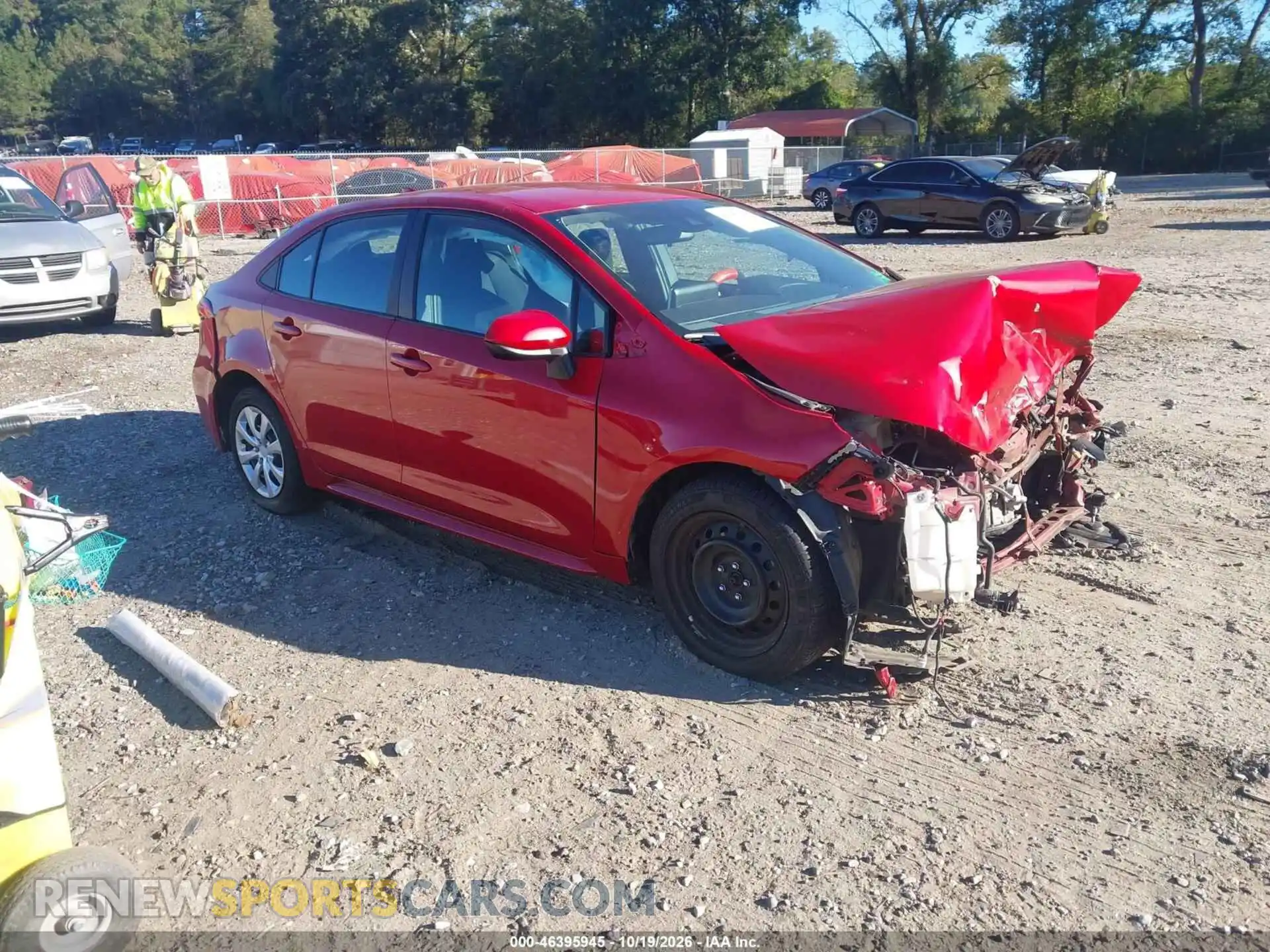 1 Photograph of a damaged car 5YFEPMAE6MP190238 TOYOTA COROLLA 2021