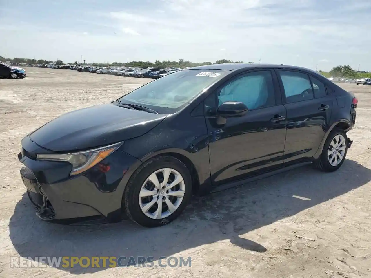 1 Photograph of a damaged car 5YFEPMAE6MP192426 TOYOTA COROLLA 2021