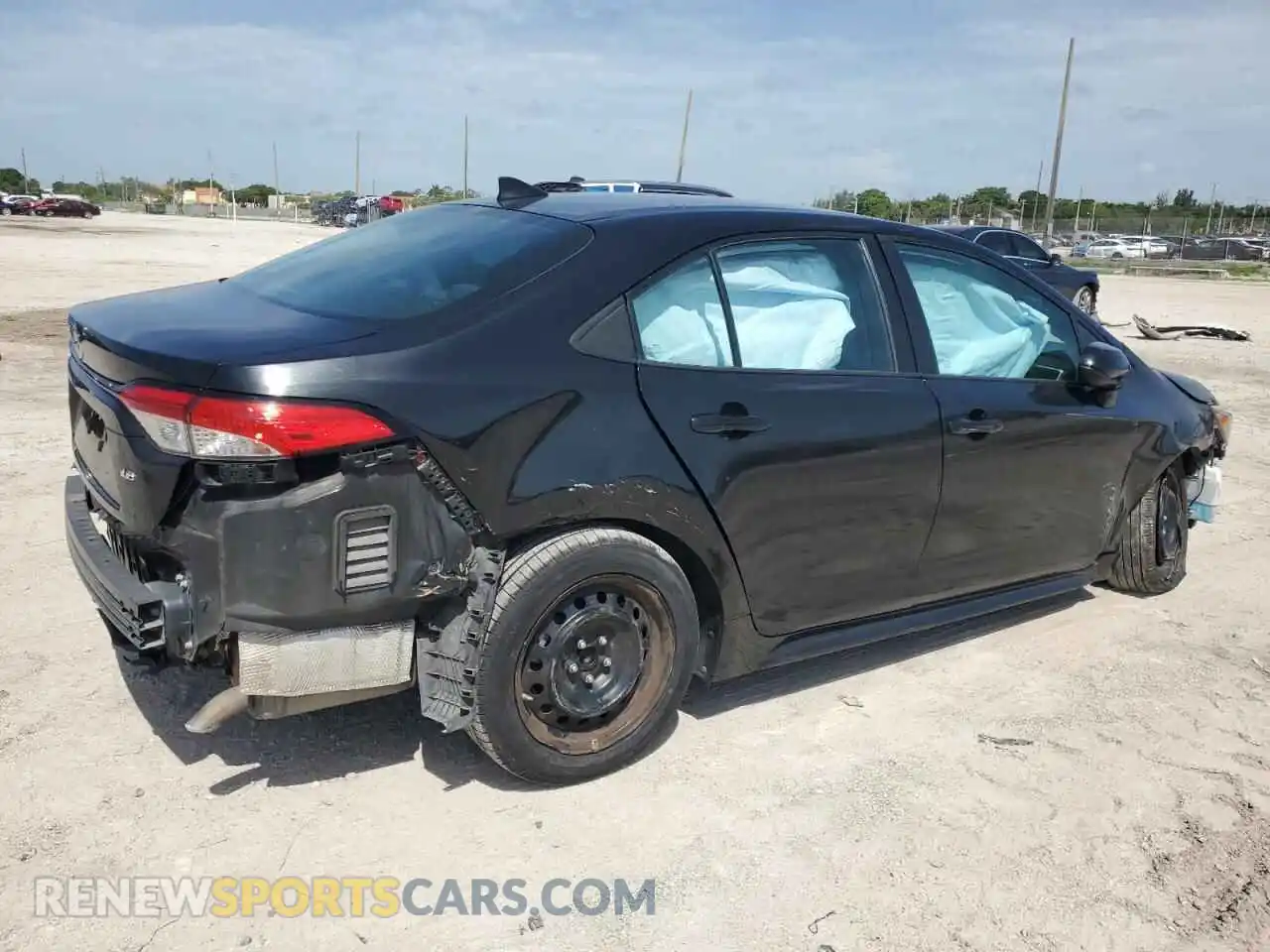 3 Photograph of a damaged car 5YFEPMAE6MP192426 TOYOTA COROLLA 2021