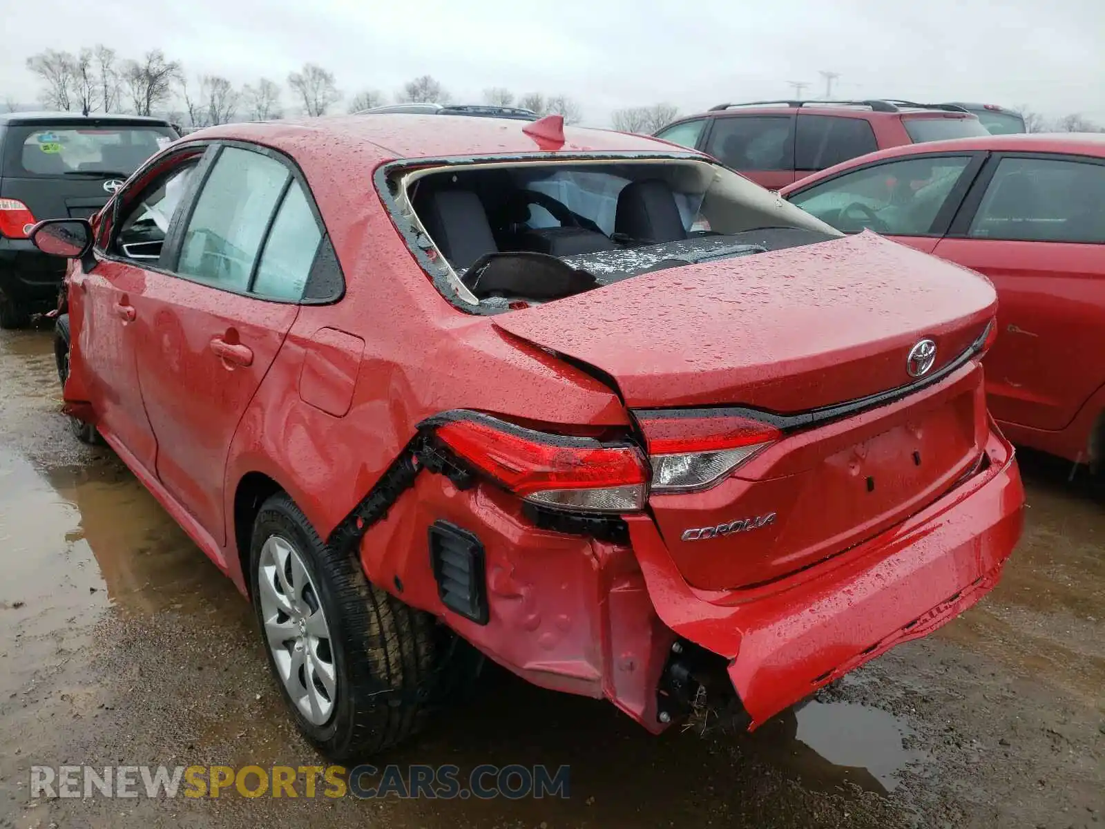 3 Photograph of a damaged car 5YFEPMAE6MP193754 TOYOTA COROLLA 2021