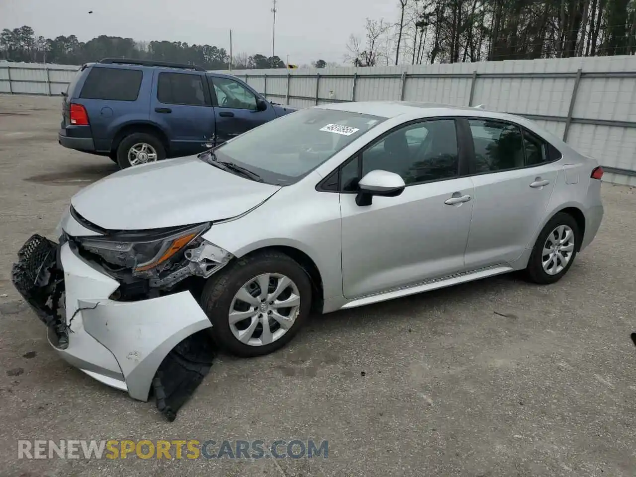 1 Photograph of a damaged car 5YFEPMAE6MP196234 TOYOTA COROLLA 2021