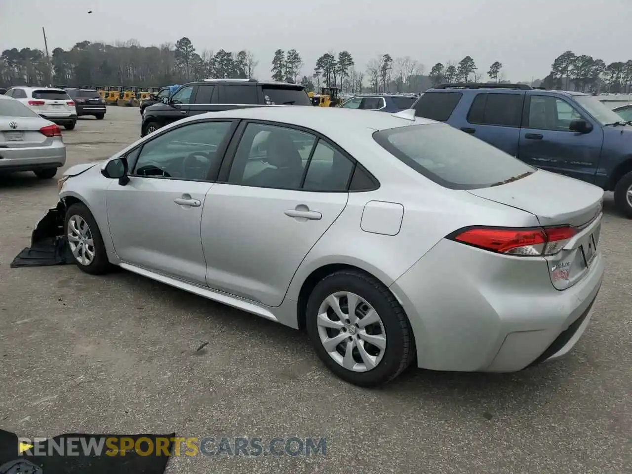 2 Photograph of a damaged car 5YFEPMAE6MP196234 TOYOTA COROLLA 2021