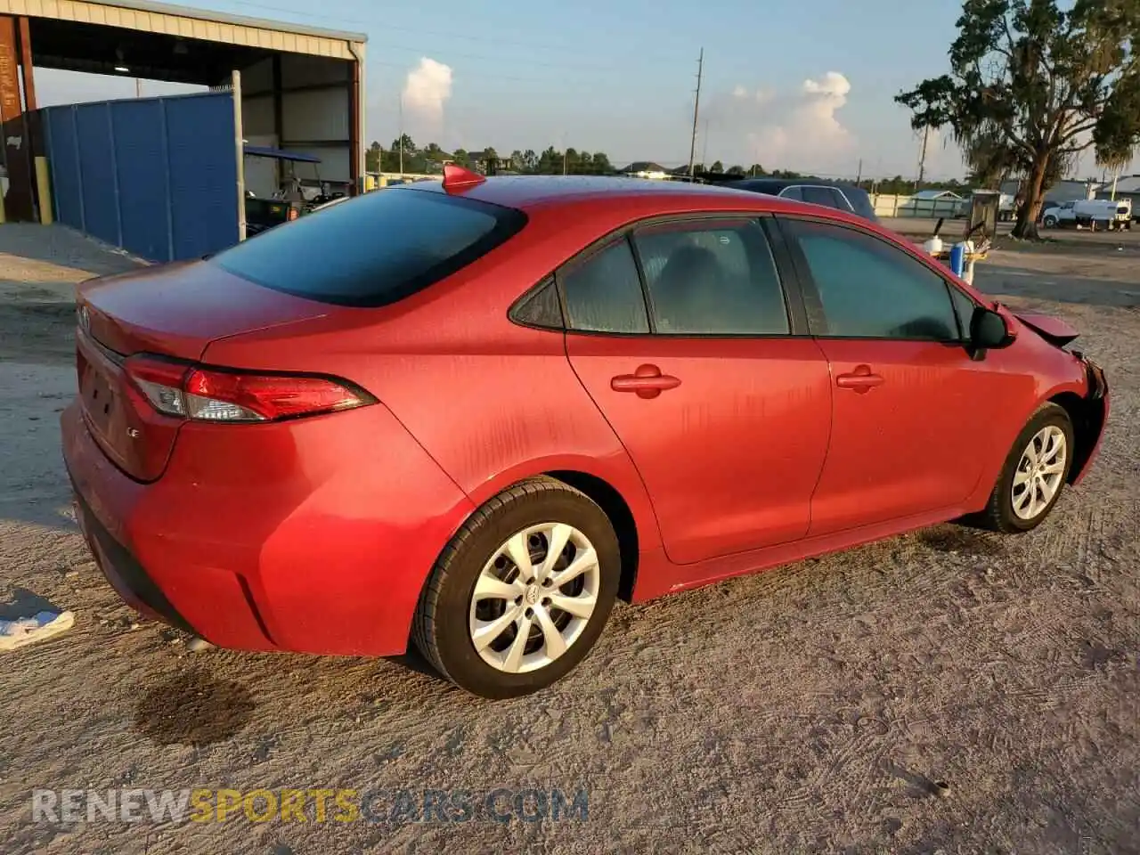 3 Photograph of a damaged car 5YFEPMAE6MP196640 TOYOTA COROLLA 2021