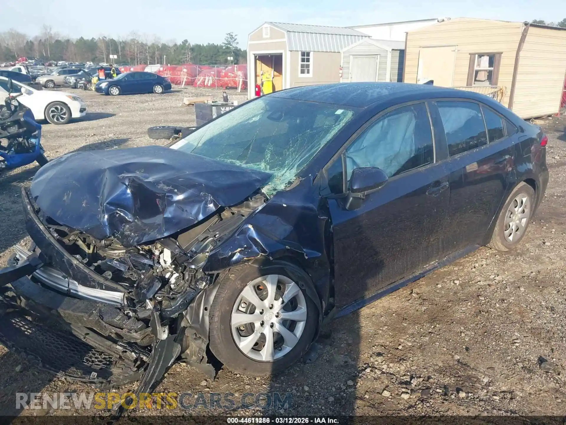 2 Photograph of a damaged car 5YFEPMAE6MP197013 TOYOTA COROLLA 2021