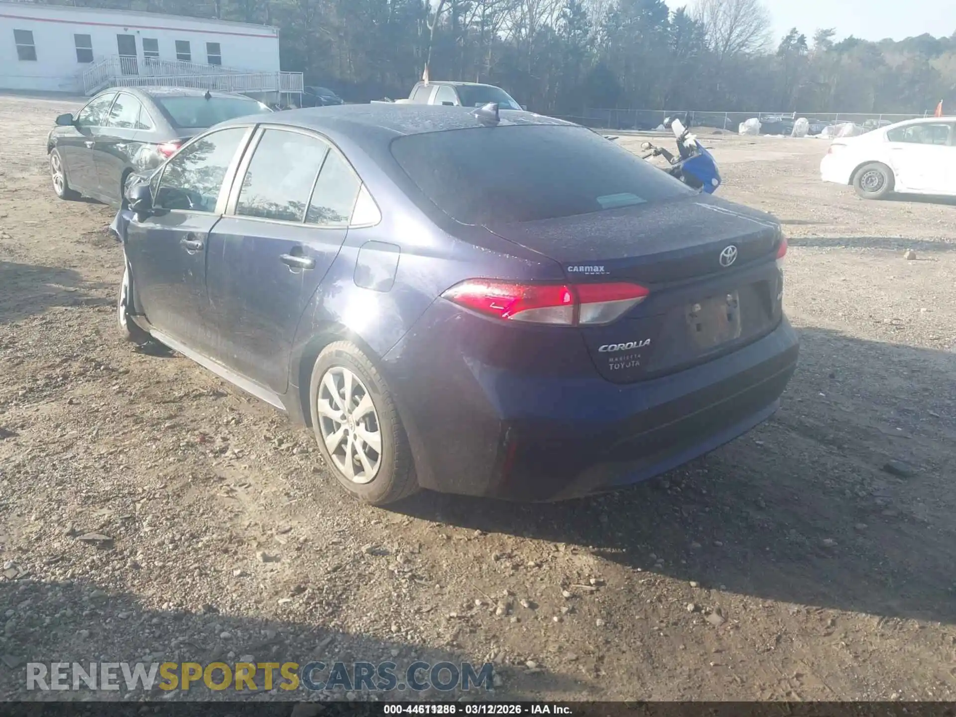 3 Photograph of a damaged car 5YFEPMAE6MP197013 TOYOTA COROLLA 2021