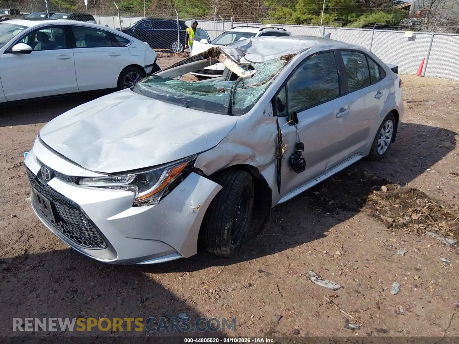 2 Photograph of a damaged car 5YFEPMAE6MP197402 TOYOTA COROLLA 2021