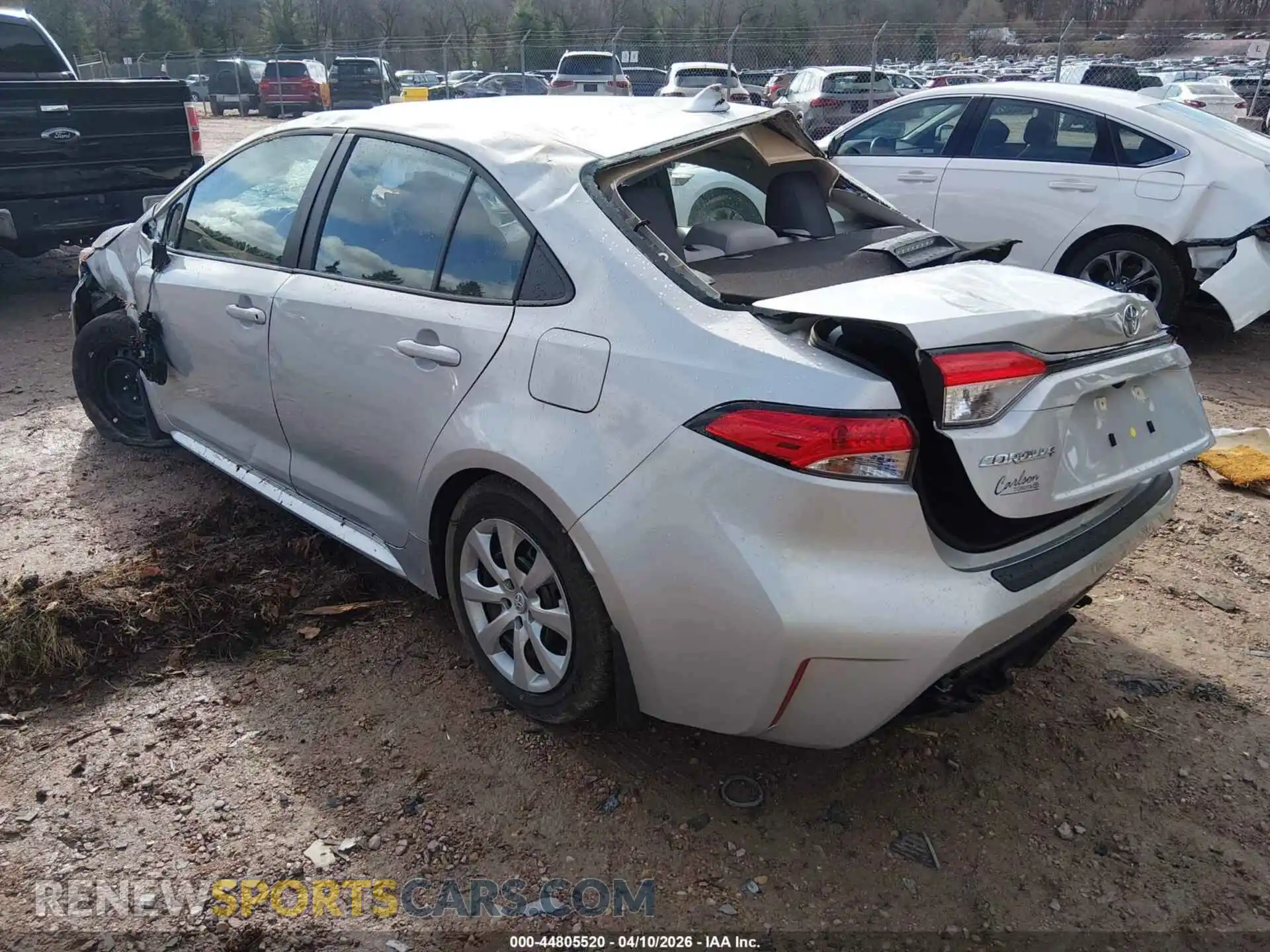 3 Photograph of a damaged car 5YFEPMAE6MP197402 TOYOTA COROLLA 2021