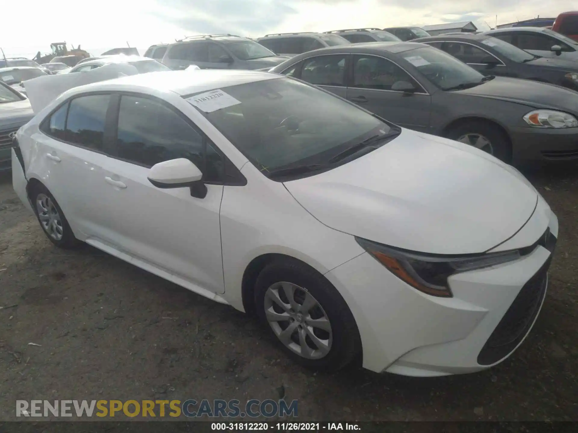 1 Photograph of a damaged car 5YFEPMAE6MP200623 TOYOTA COROLLA 2021