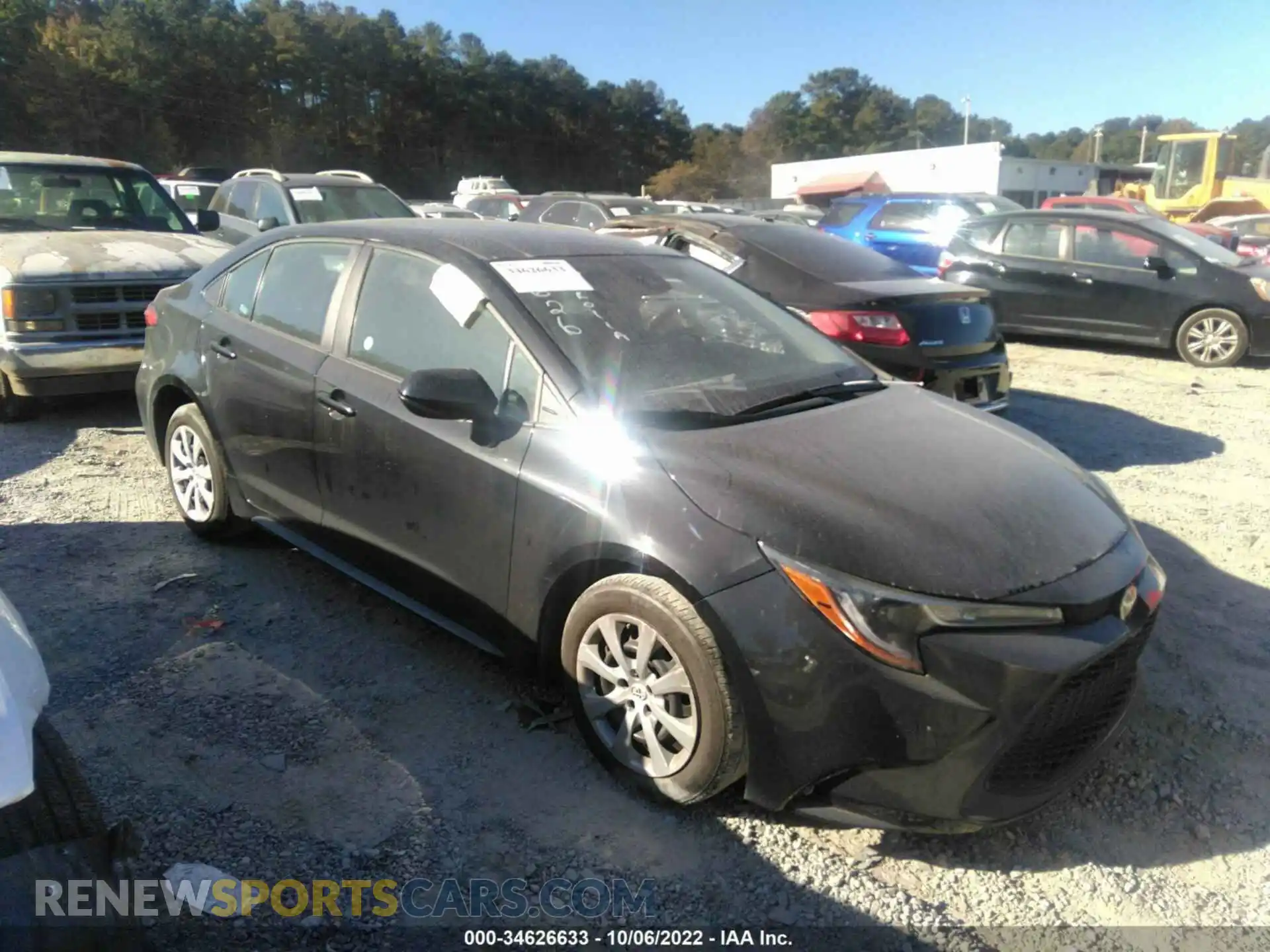 1 Photograph of a damaged car 5YFEPMAE6MP201626 TOYOTA COROLLA 2021