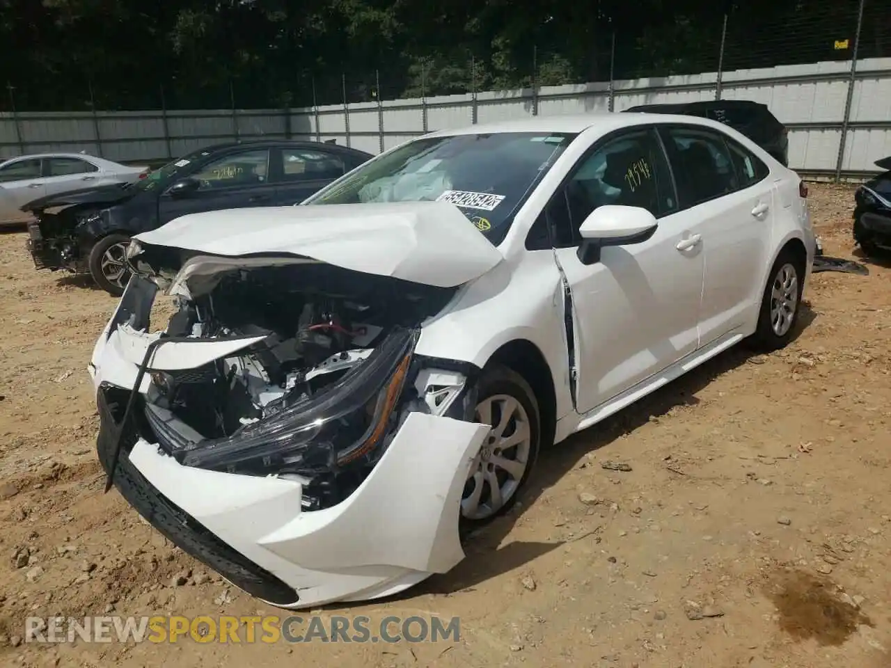 2 Photograph of a damaged car 5YFEPMAE6MP202792 TOYOTA COROLLA 2021