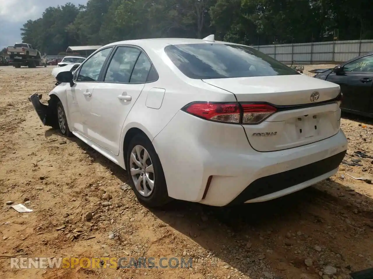 3 Photograph of a damaged car 5YFEPMAE6MP202792 TOYOTA COROLLA 2021