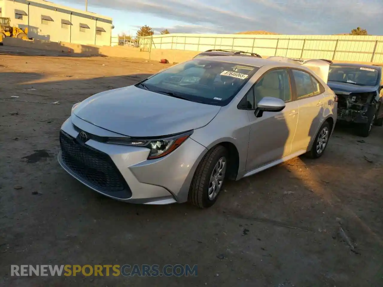 1 Photograph of a damaged car 5YFEPMAE6MP203246 TOYOTA COROLLA 2021